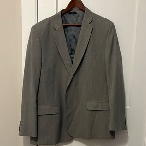 Haggar Men's Gray Pinstripe Suit Jacket